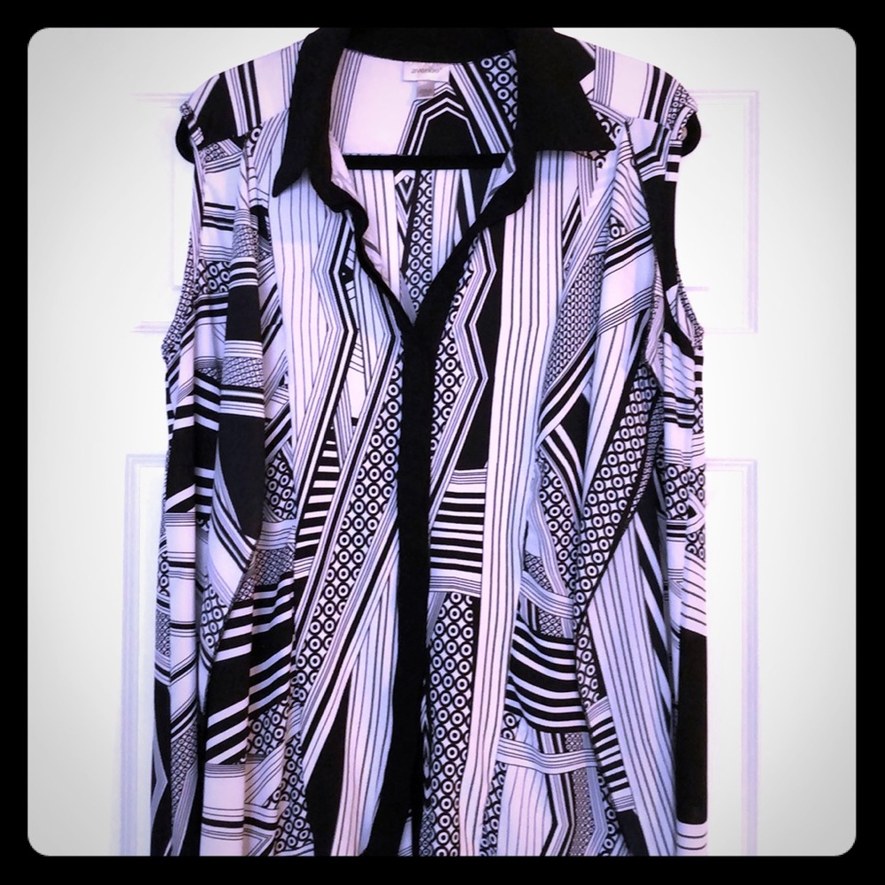 👚2/10 ANY SHIRT - Funky high low sleeveless shirt